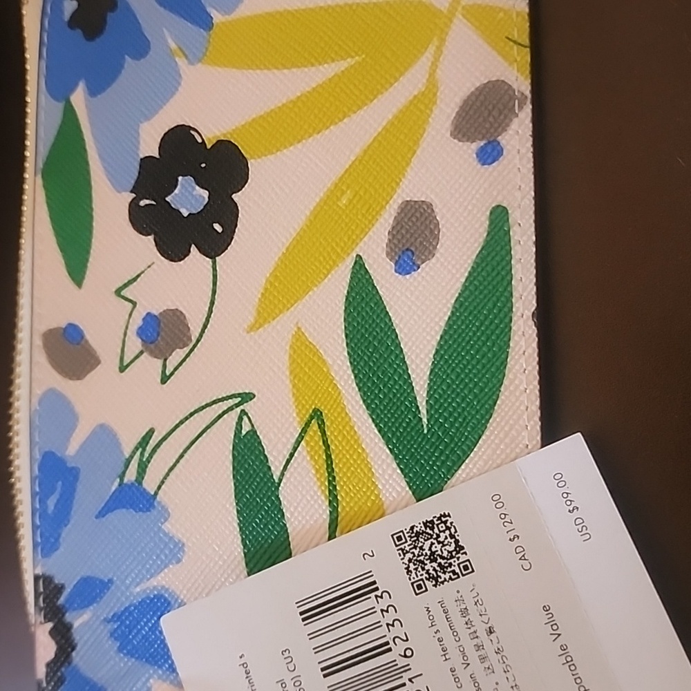 Kate Spade Floral Wristlet Nwt - Picture 3 of 5